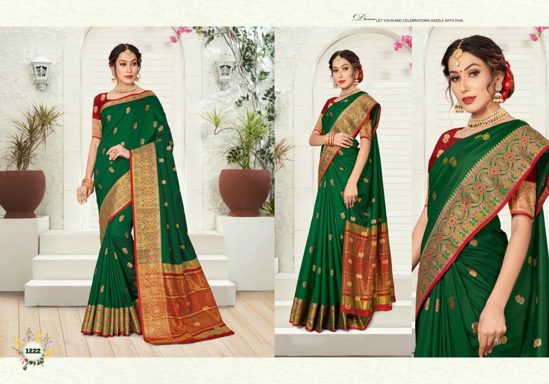 Riwazo Dulhan New Heavy Festive Wear Silk Weaving Designer Saree Collection
